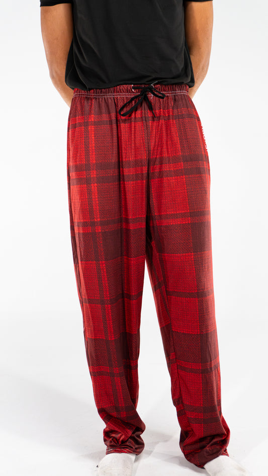 Pantalon carotté Rouge