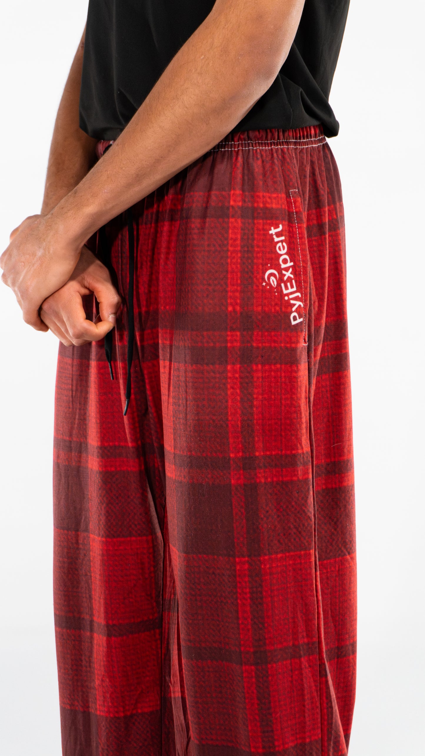 Pantalon carotté Rouge