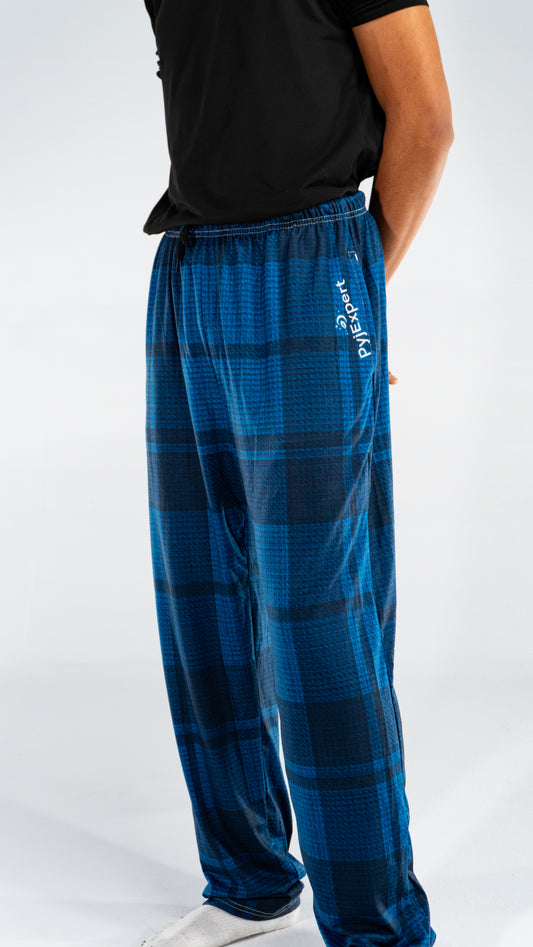 Pantalon carotté Bleu