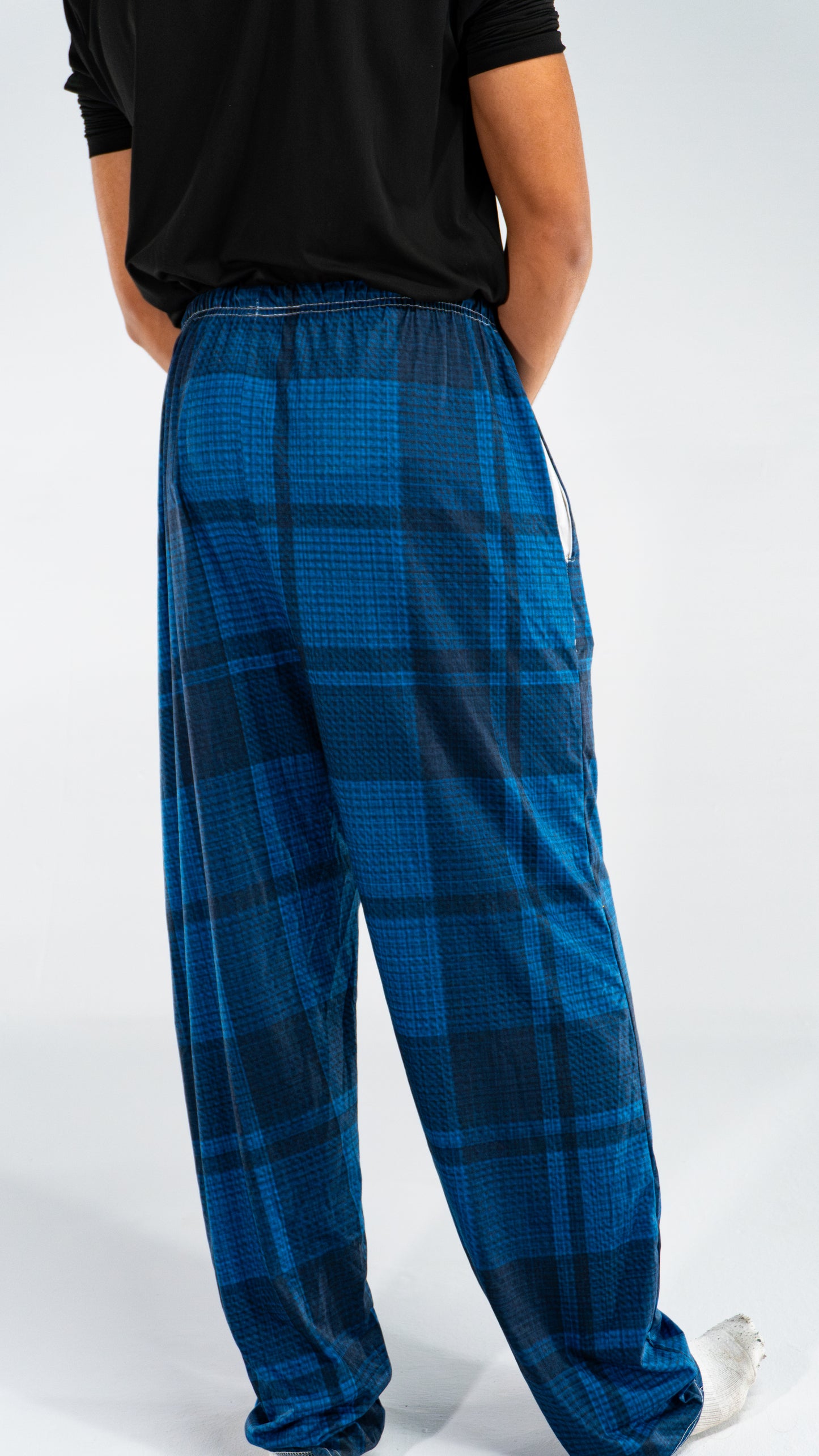 Pantalon carotté Bleu