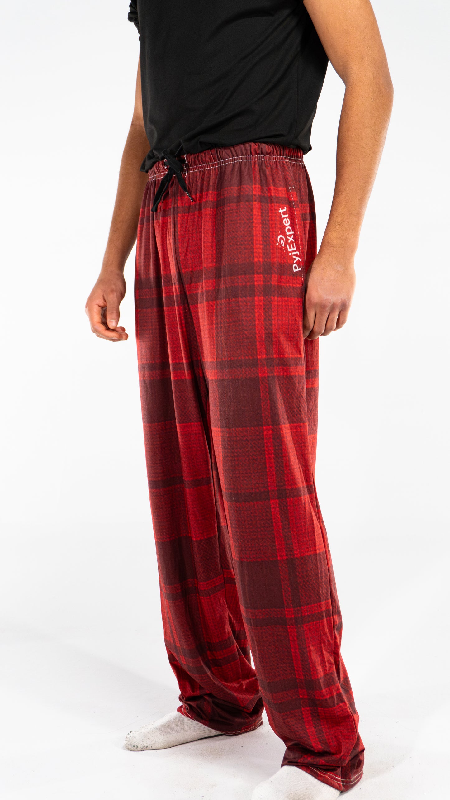 Pantalon carotté Rouge