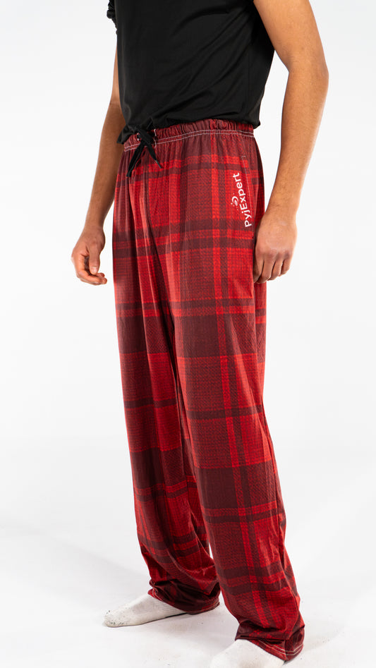 Pantalon carotté Rouge