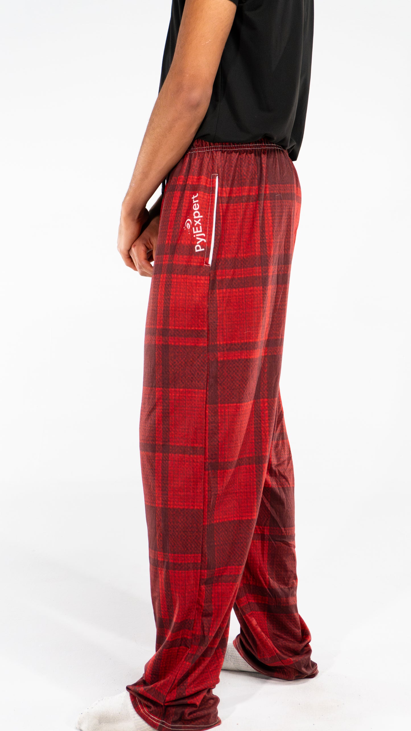 Pantalon carotté Rouge