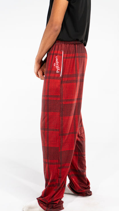 Pantalon carotté Rouge