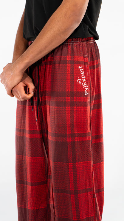 Pantalon carotté Rouge